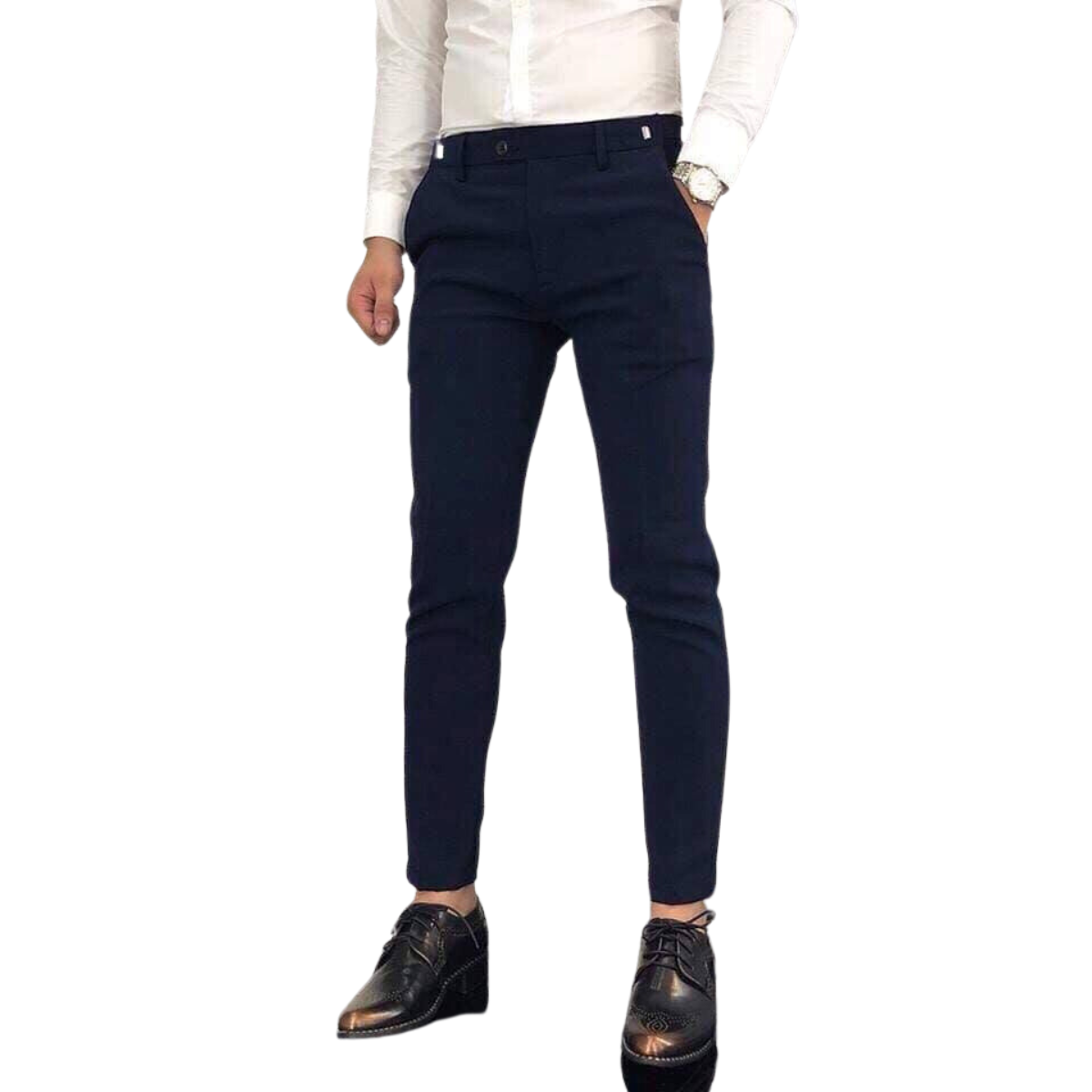 Quần âu công sở HIDALGO 003 Quần âu cotton Quần âu tuyết hàn Quần âu nam cao cấp