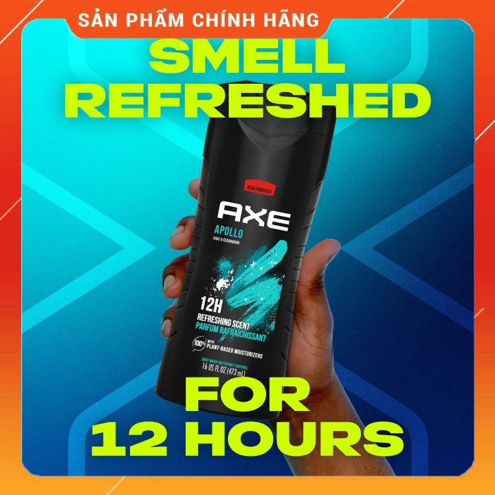 Sữa tắm axe apollo - hàng nhập mỹ chính hãng - 473ml