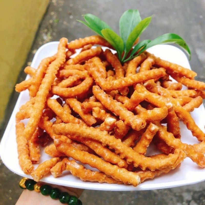 500GR QUẨY SÂU TẨM ĐƯỜNG XỐP GIÒN ĂN VẶT TRỞ VỀ TUỔI THƠ