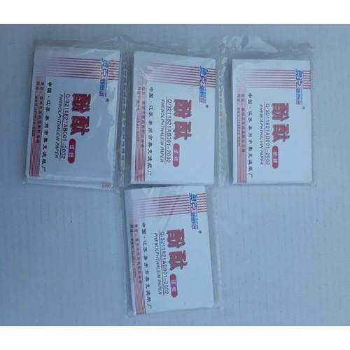 Giấy phenolphtalein - gói 100 miếng - Giaypenoltep