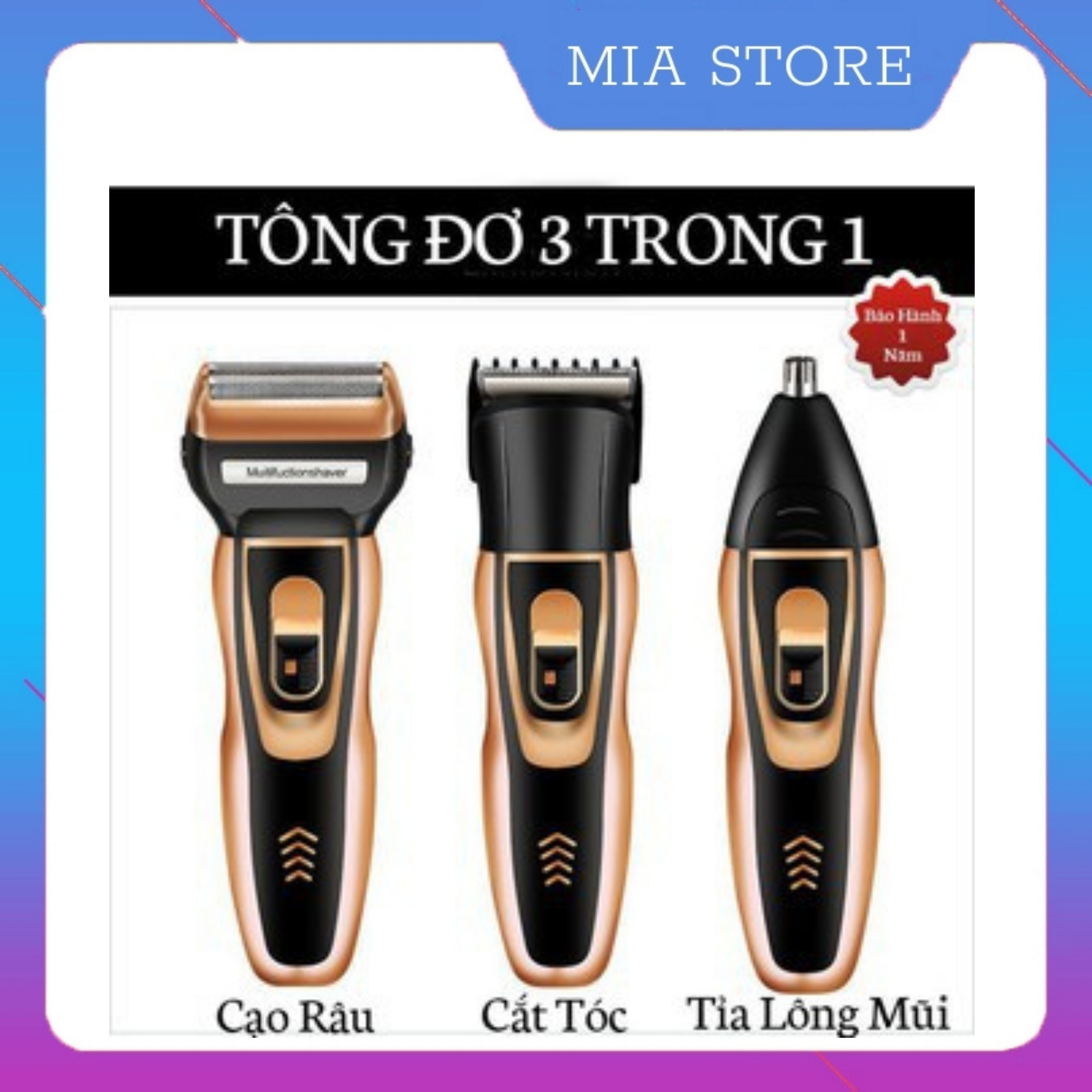 [MẪU MỚI 2021] Tông đơ cắt tóc DALING DL 9007 3in1, tăng đơ cắt tóc, hớt tóc, cạo râu, tỉa lông mũi công suất lớn, thiết kế hiện đại, dùng cho người lớn và trẻ em