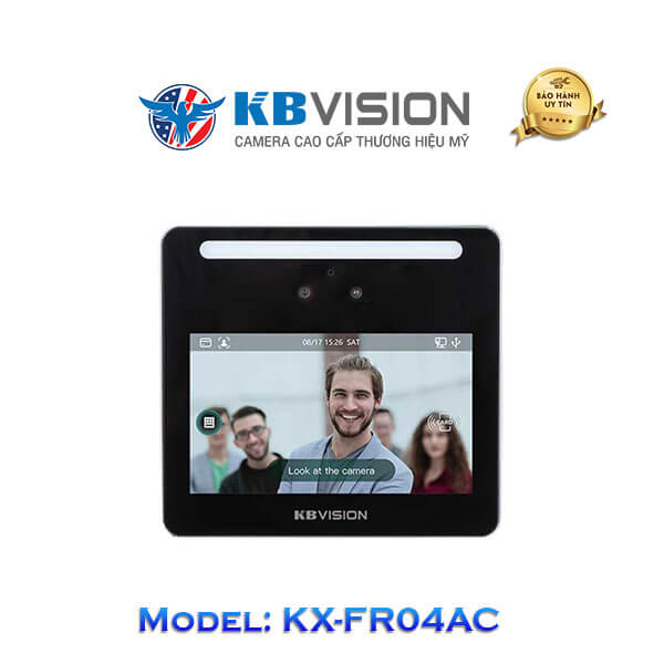 Thiết bị chấm công nhận diện khuôn mặt KBVISION KX-FR04AC - KBVISION STORE