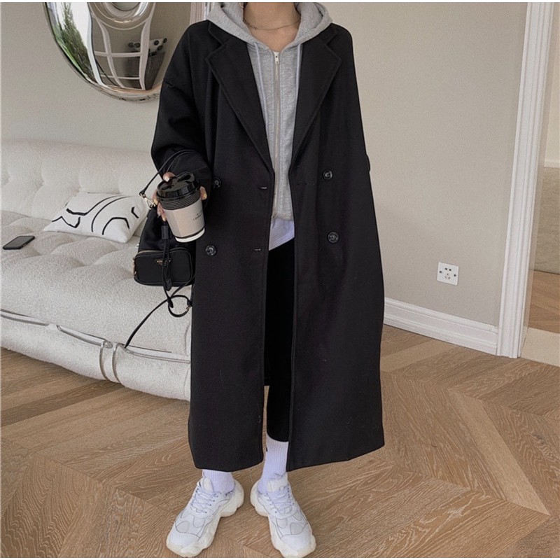 Áo dạ dáng dài