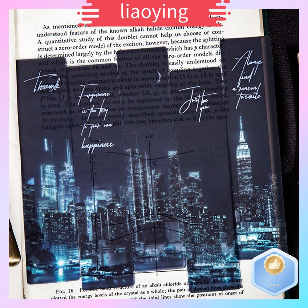 LIAOYING 5 PCS Waterproof Pefect Gift Page Clip Durable Galaxy Pattern Page Markers Book Markers Set Bookmark