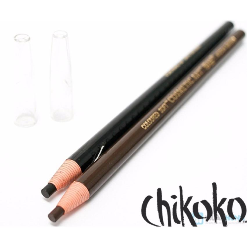 Chì Vẽ Chân Mày dạng Xé Nâu và Đen combo 2 cái