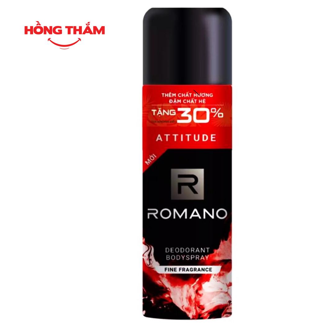 Romano - Xịt ngăn mùi hương nước hoa Attitude 150 ml + 30% dung tích ( 195 ml )(hongthamshopcom)-XKM57