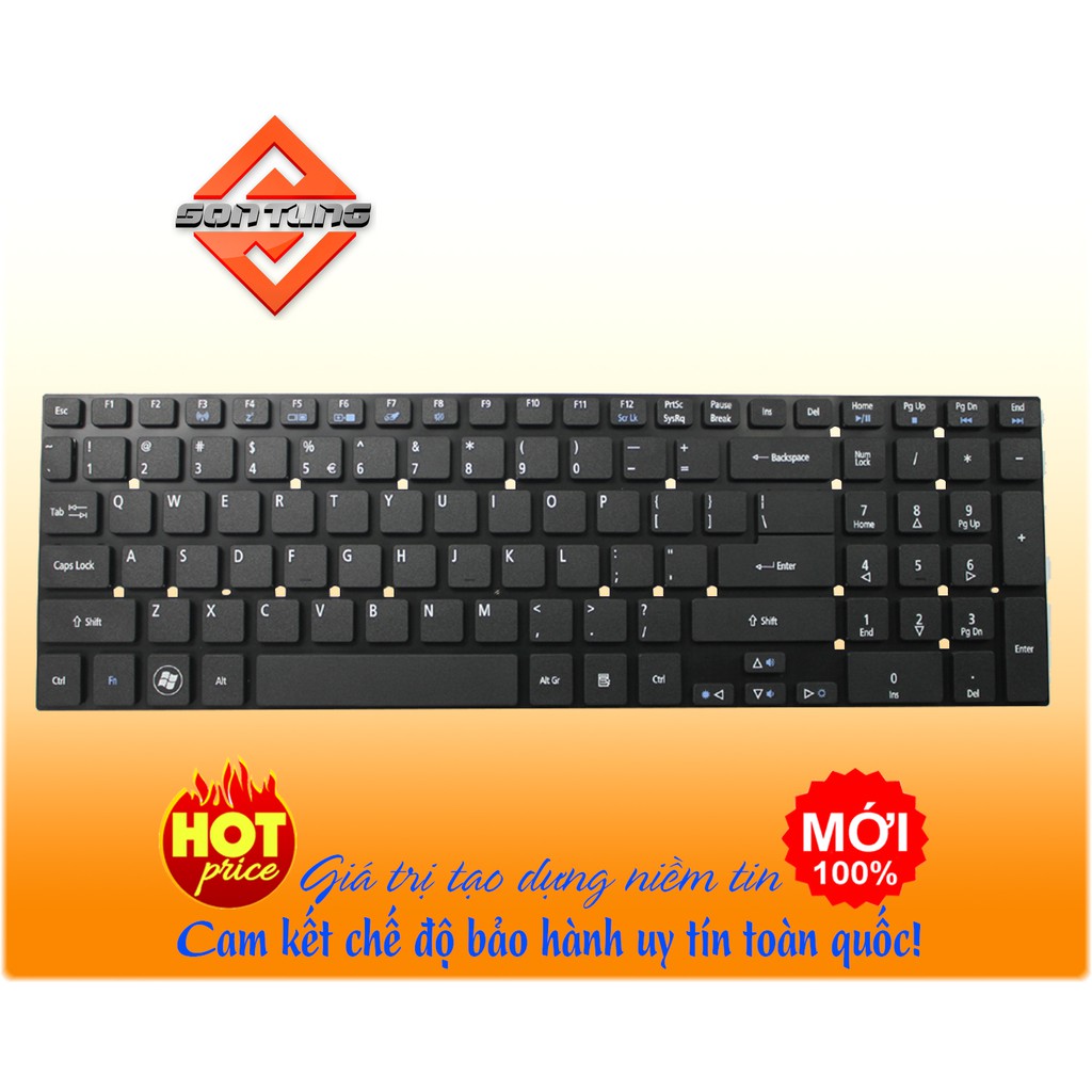 Bàn phím laptop acer 5830 e5-551 nv57 v3-571 e5-531 e5-572 es1-531 e5-571 nv55