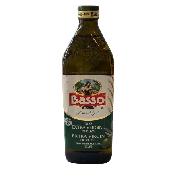 Dầu Olive Basso Nguyên Chất Extra Virgin 1L- Basso Extra Vergine Di Oliva