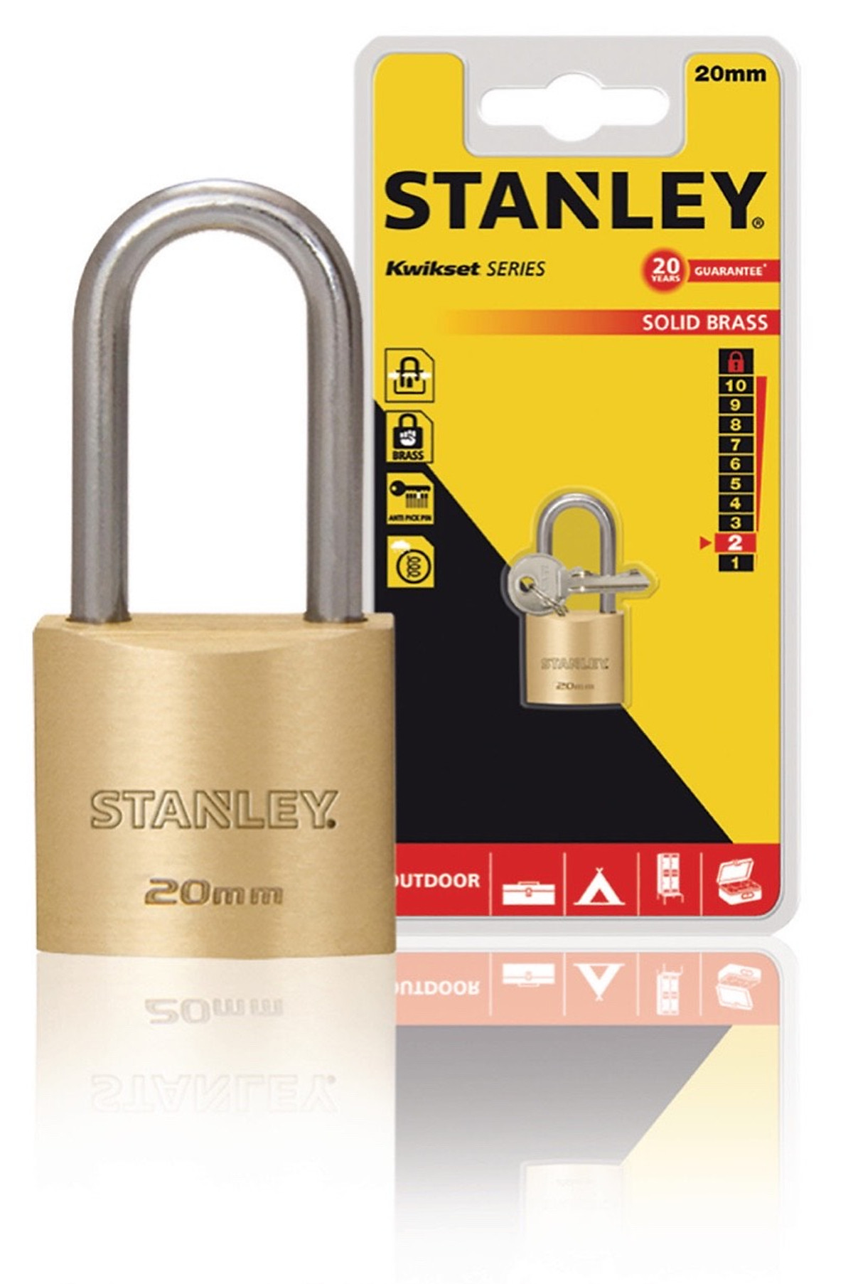 Ổ khoá vali stanley s742 – 040 khóa càng dài, rộng 20mm