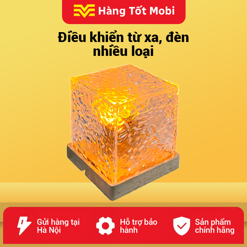 Đèn ngủ gợn nước xoay, đèn không khí ngọn lửa đầu giường sáng tạo, đèn chiếu bầu trời đầy sao lãng mạn giao hàng nhanh tận nơi