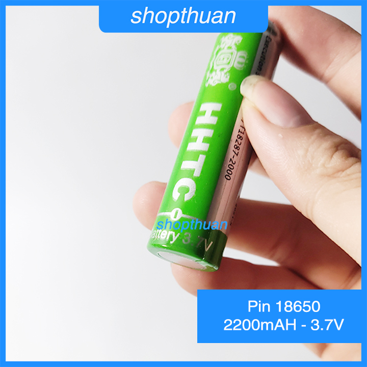 [HCM]Pin Sạc 18650 3.7V 2200mAh Lithium-ion - Dùng Cho Loa Nghe Nhạc - Đèn Pin Sạc