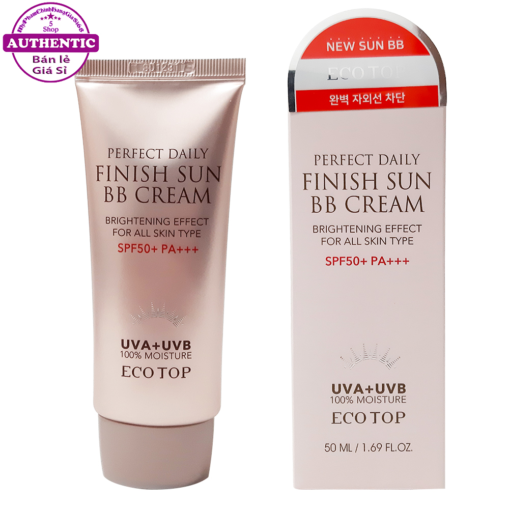 Kem nền chống nắng bb cream perfect daily finish sun ecotop