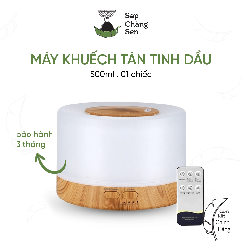Máy khuếch tán tinh dầu, phun sương - 500ml