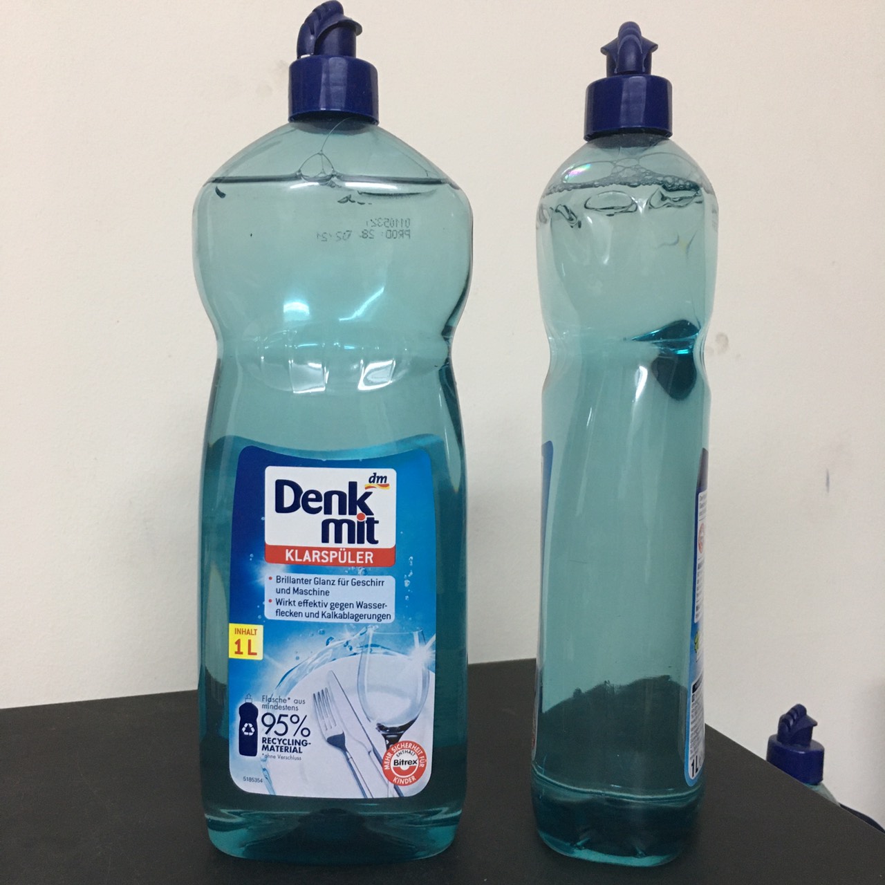 Nước bóng Denkmit 1lít dùng cho máy rửa bát ly