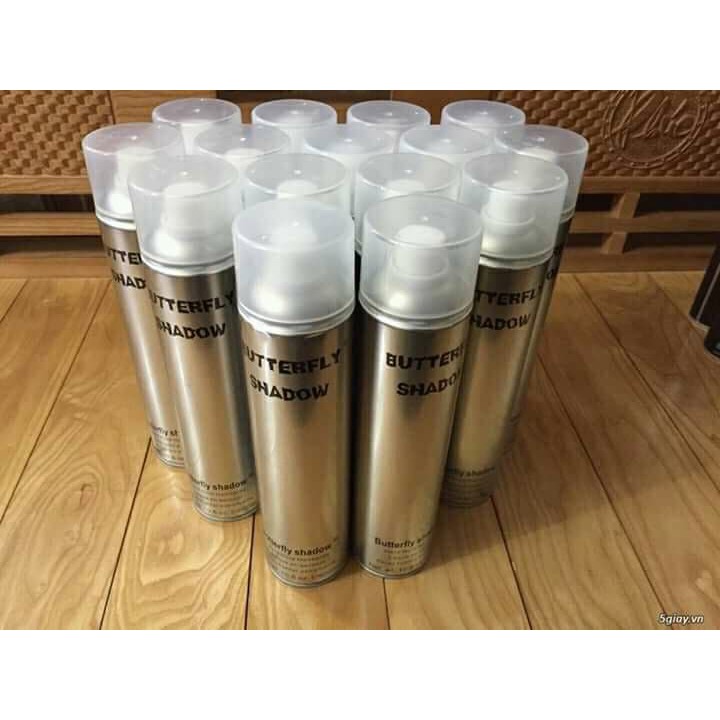 Gôm xịt tóc Butterfly shadow chai lớn 600ml hàng loại 1