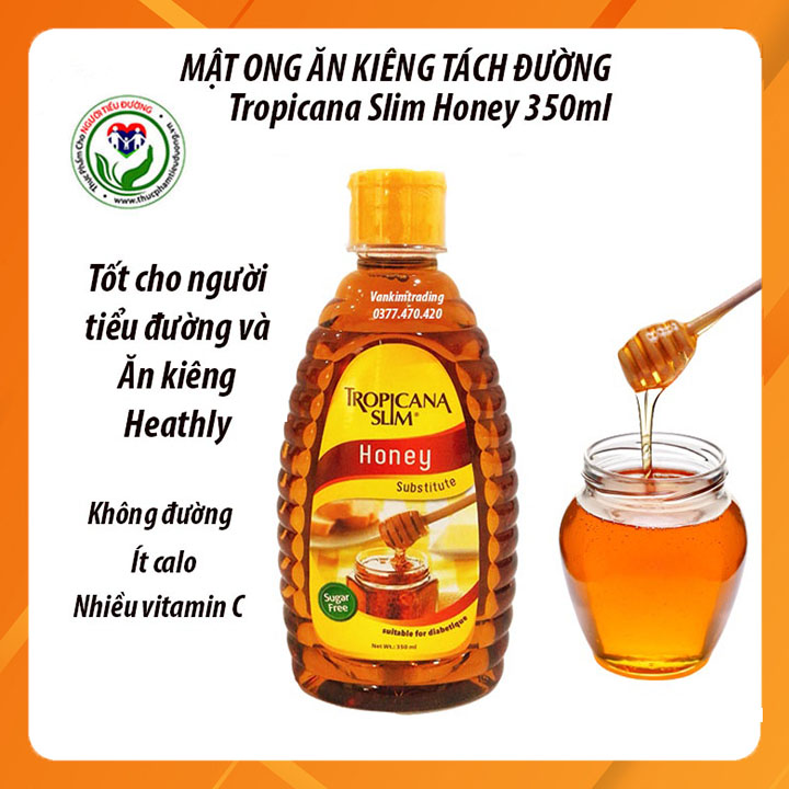 Mật ong ăn kiêng không đường Tropicana Slim Honey 350ml