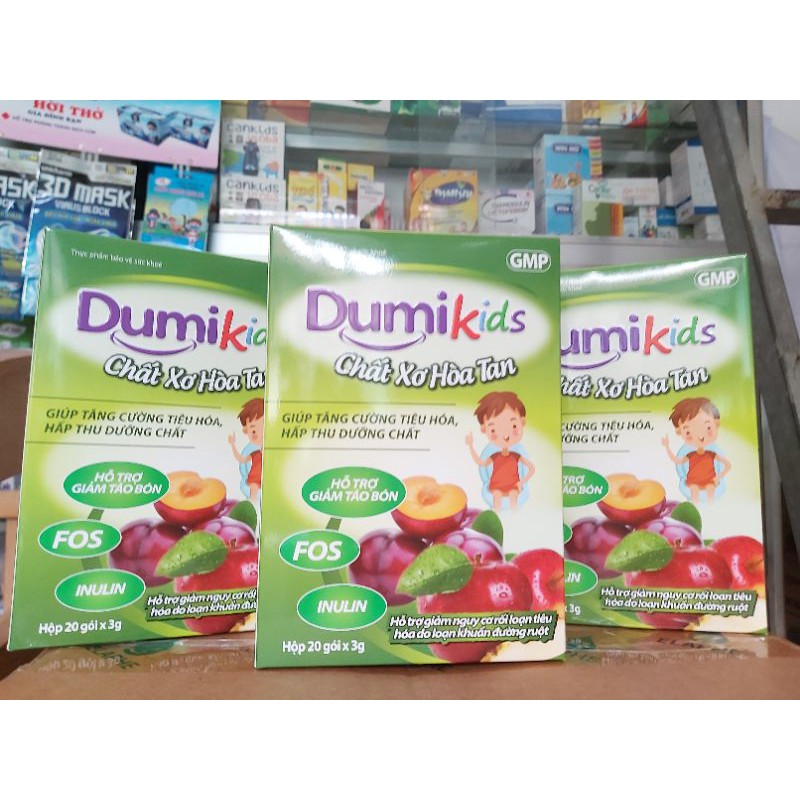 DUMIKIDS chất xơ dành cho trẻ táo bón, lười ăn rau quả