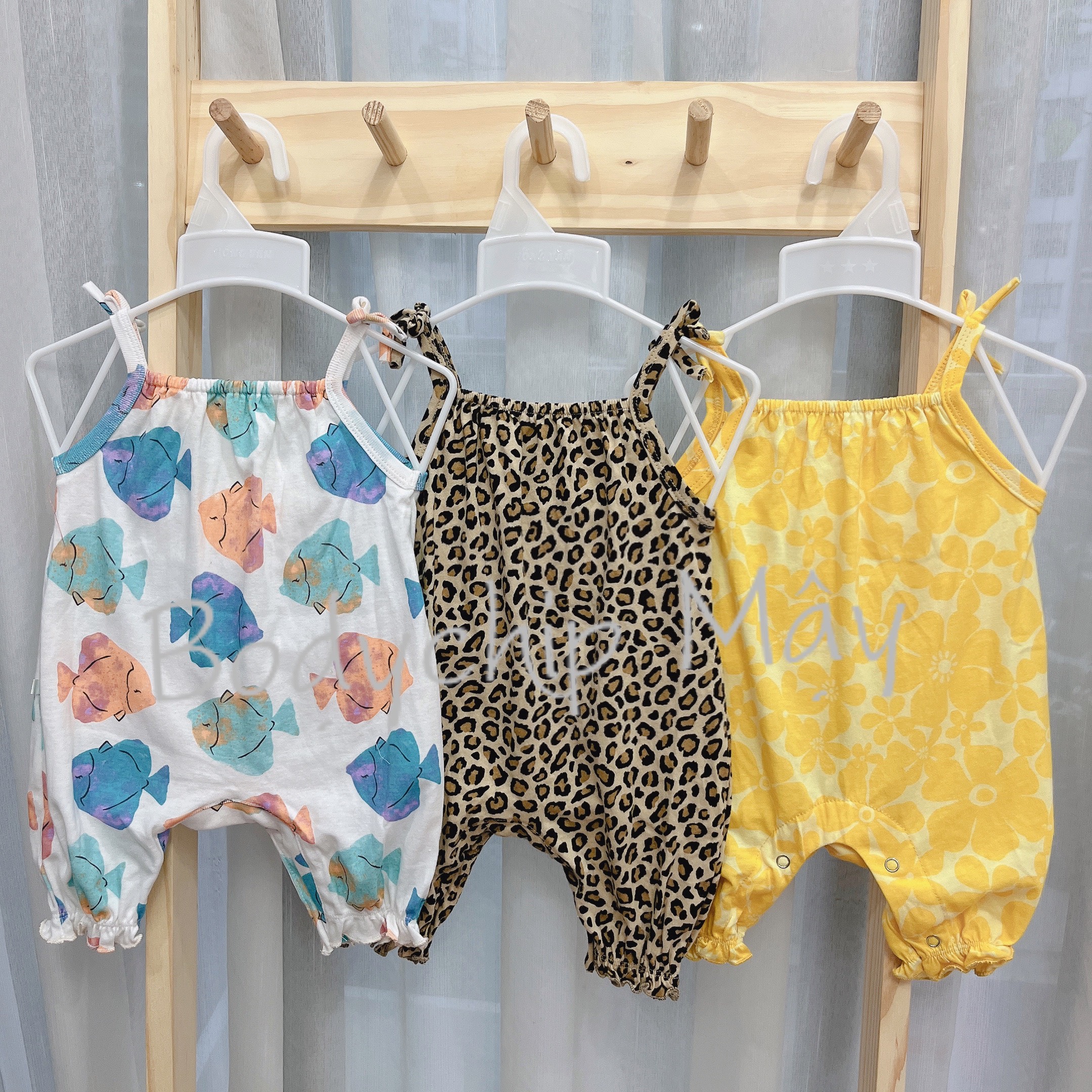 Jump hai dây body hai dây cotton mặc hè cho bé gái