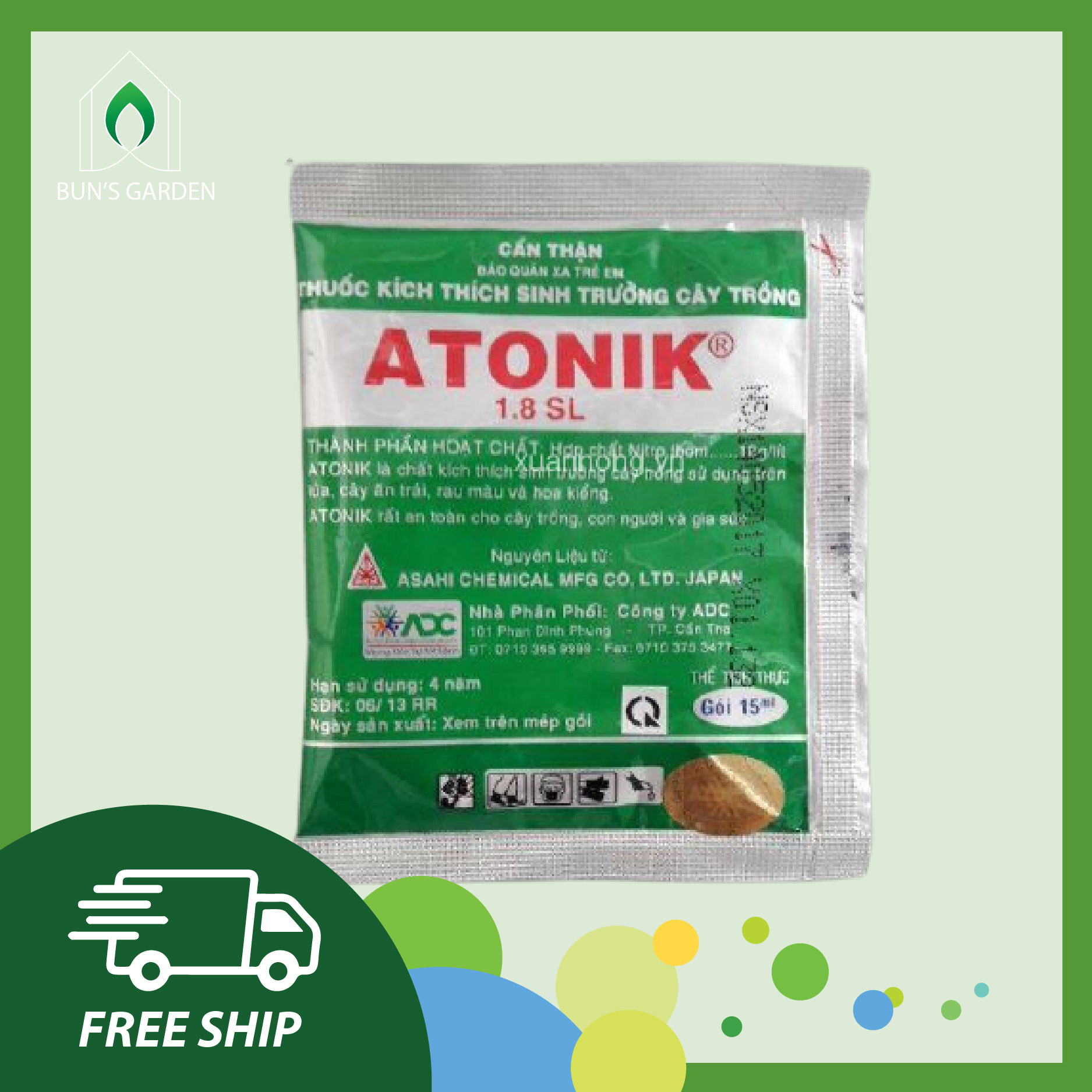 Atonik 1.8SL - thuốc kích mầm, kích rễ cây trồng