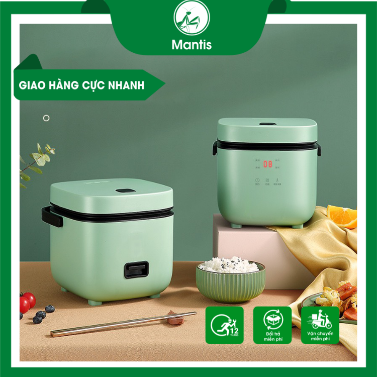 Nồi cơm mini đa năng văn phòng jiashi 1.2l jws-6661b nấu cơm 1-2 người ăn