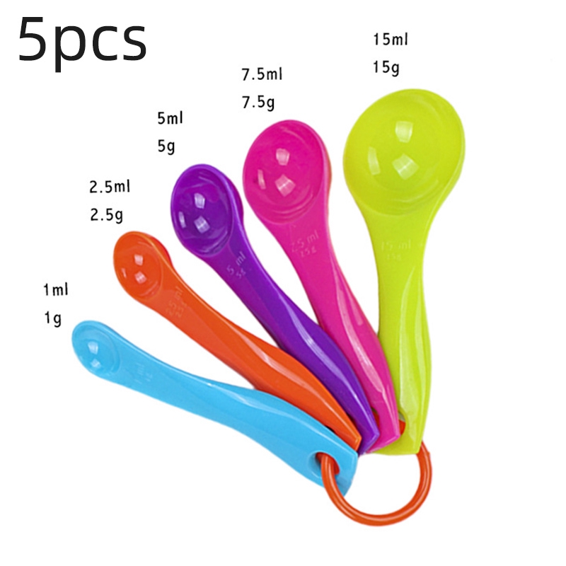 Set 5 muỗng đo lường dùng trong nấu ăn/làm bánh/cà phê