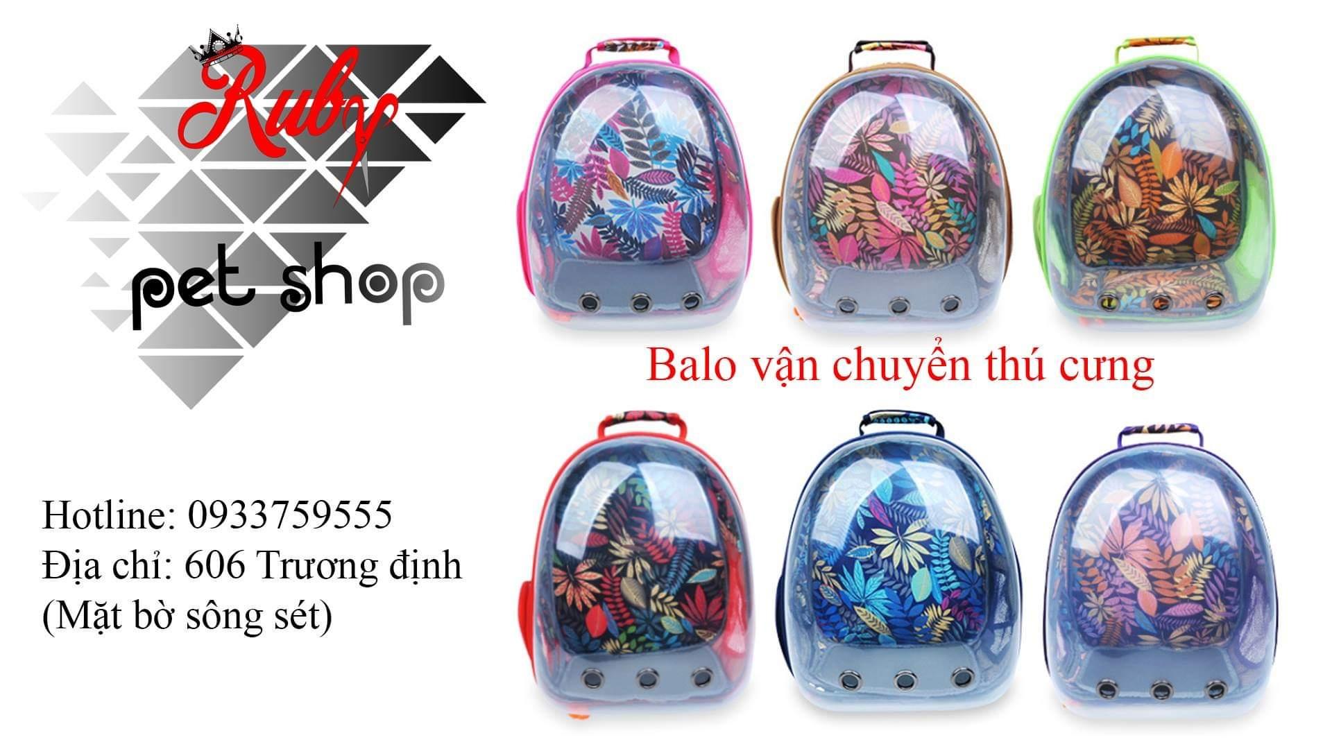 Balo phi hành gia hoa trong suốt