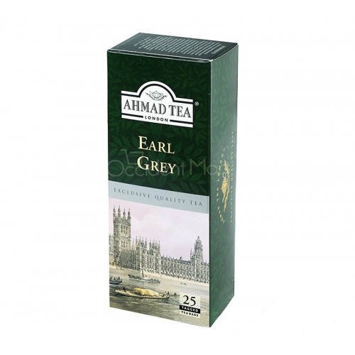 Trà "Bá Tước Anh Quốc" 50g/25 túi - Ahmad Earl Grey Tea 50g/25bags - túi lọc không có bao thiếc