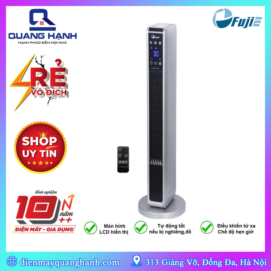 Máy sưởi gốm ceramic để sàn fujie ch-2200 - hãng phân phối