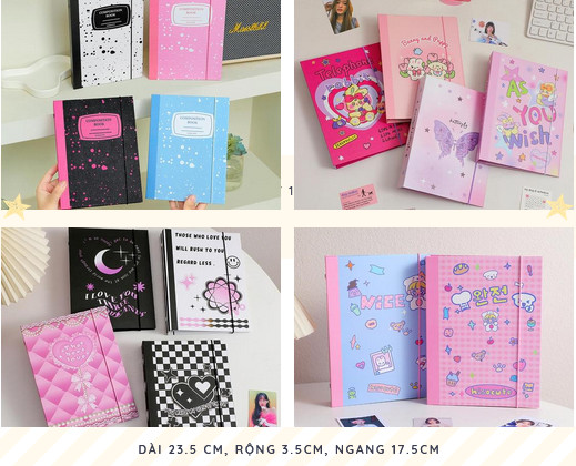 Sổ đựng card - Sheet a5