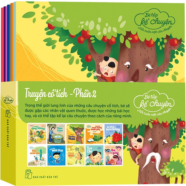 Fahasa - Bộ Sách Bé Tập Kể Chuyện: Truyện Cổ Tích - Phần 2 (Bộ 10 Cuốn)