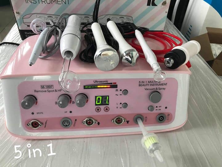 Máy đa năng 5in1 M - 1897 chăm sóc da chuyên dùng cho spa, thẩm mỹ viện - máy 5in1 spa
