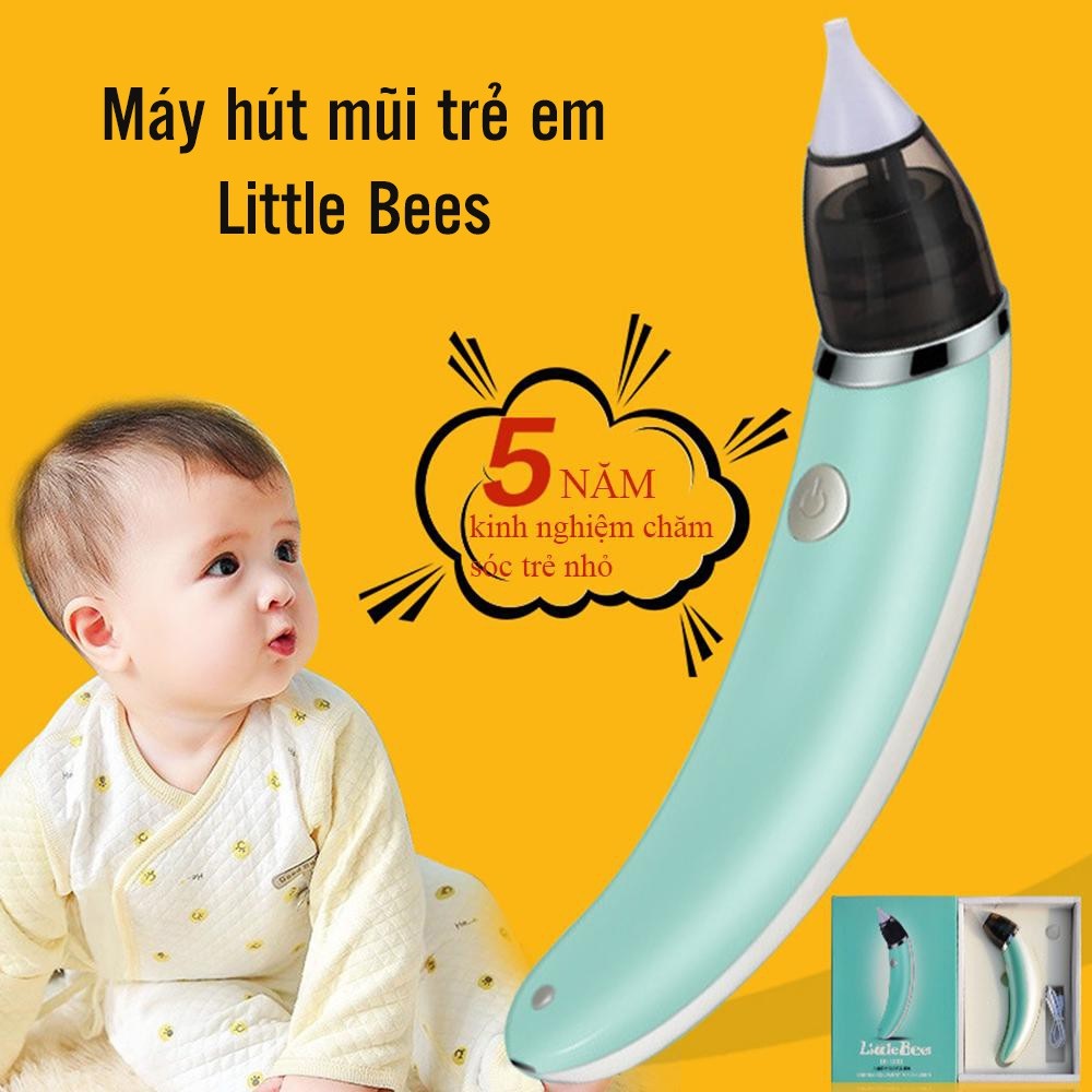 Máy hút dịch, hút mũi cho bé - Giá rẻ, Hàng chính hãng - Máy Hút Mũi Trẻ Em Little Bees Tự Động Cho Bé, Vệ Sinh Thông Mũi Tự Động Cho Bé Bi Nghẹt, Viêm, ...Hiệu Quả An Toàn Tuyệt Đối