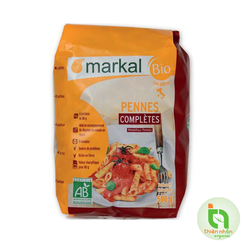 Mì ống lứt hữu cơ penne Markal 500g