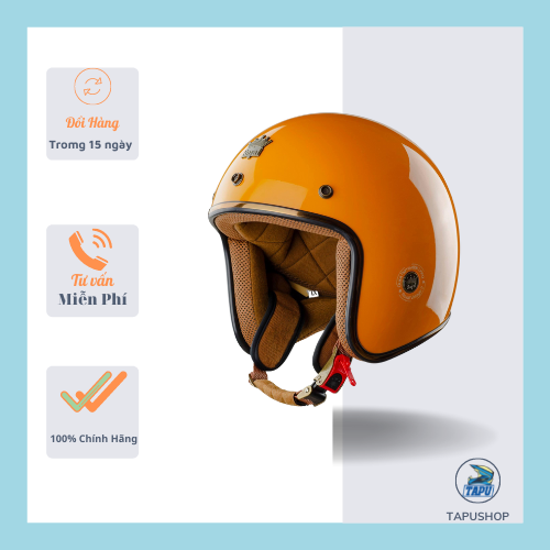 [CHÍNH HÃNG] MŨ BẢO HIỂM 3/4 ROYAL M20C ( VÀNG)