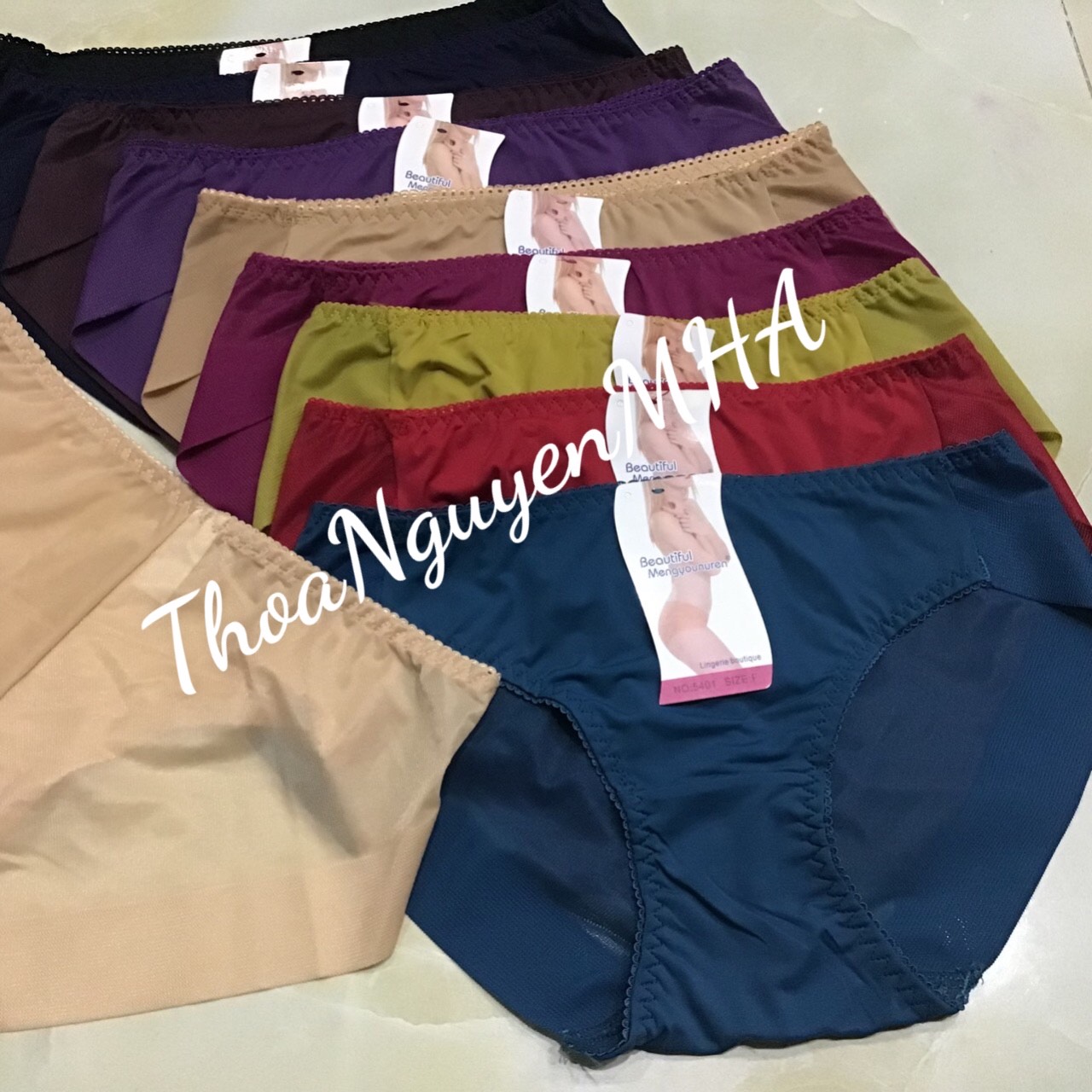 5 Quần Lót Nữ Voal Lụa Trơn Mềm Mát Không Lộ Viền 5401 GoodMarket