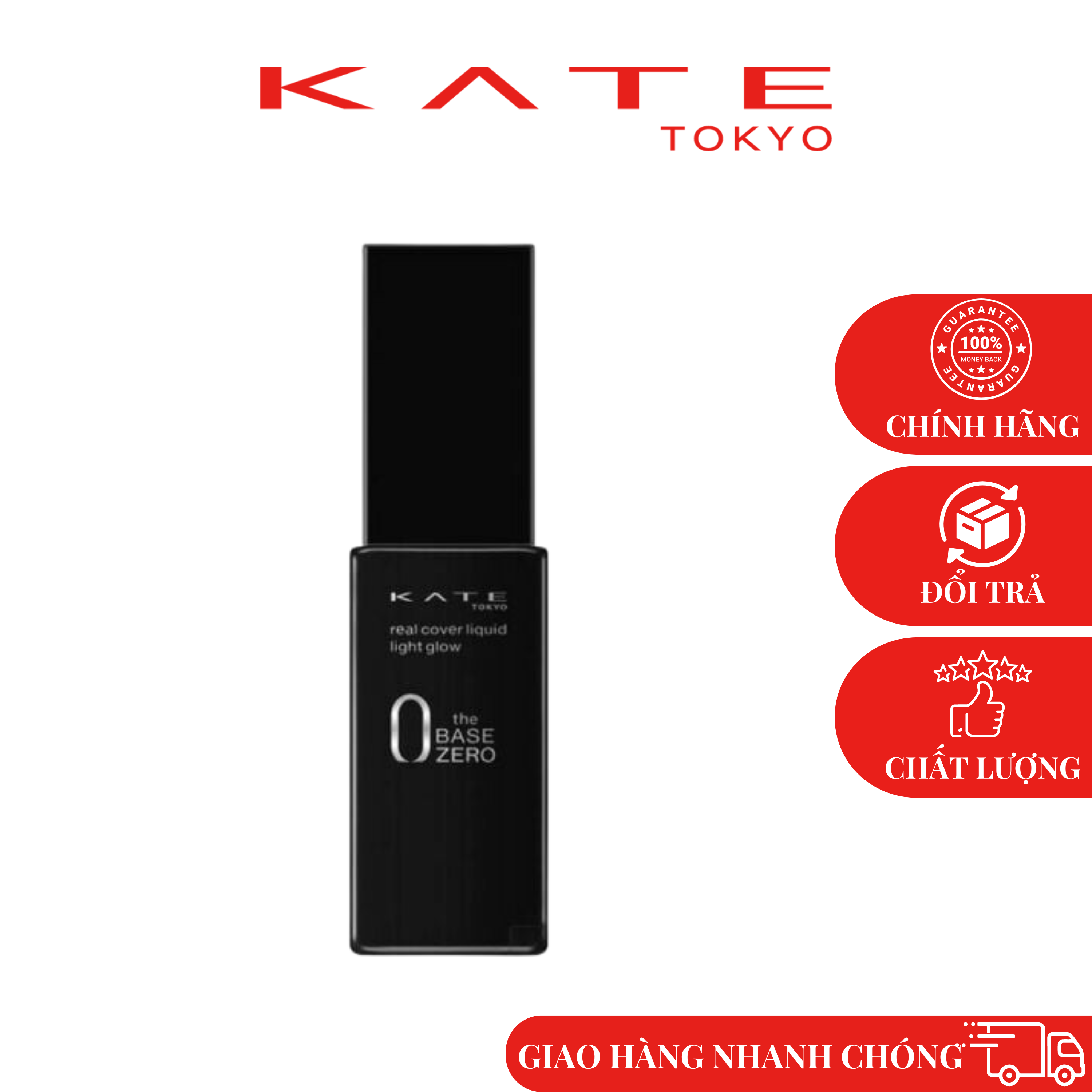 Kem Nền Che Khuyết Điểm Kate Real Cover Liquid