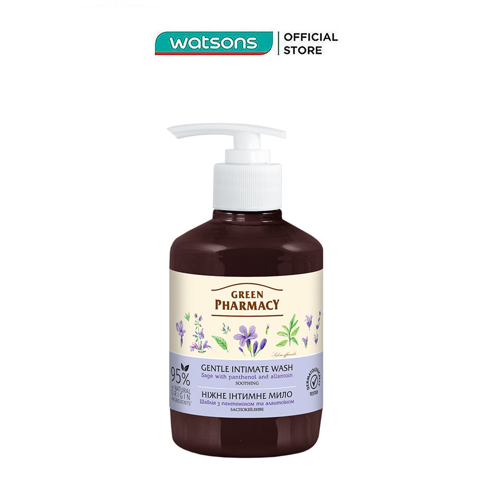 Dung Dịch Vệ Sinh Phụ Nữ Zelenaya Apteka Kháng Viêm Cây Xô Thơm 370ml