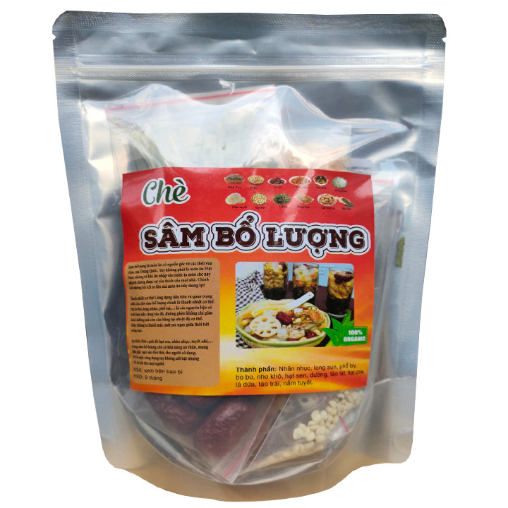 Set nấu Chè Sâm Bổ Lượng nhiều vị thơm ngon khoảng 400g