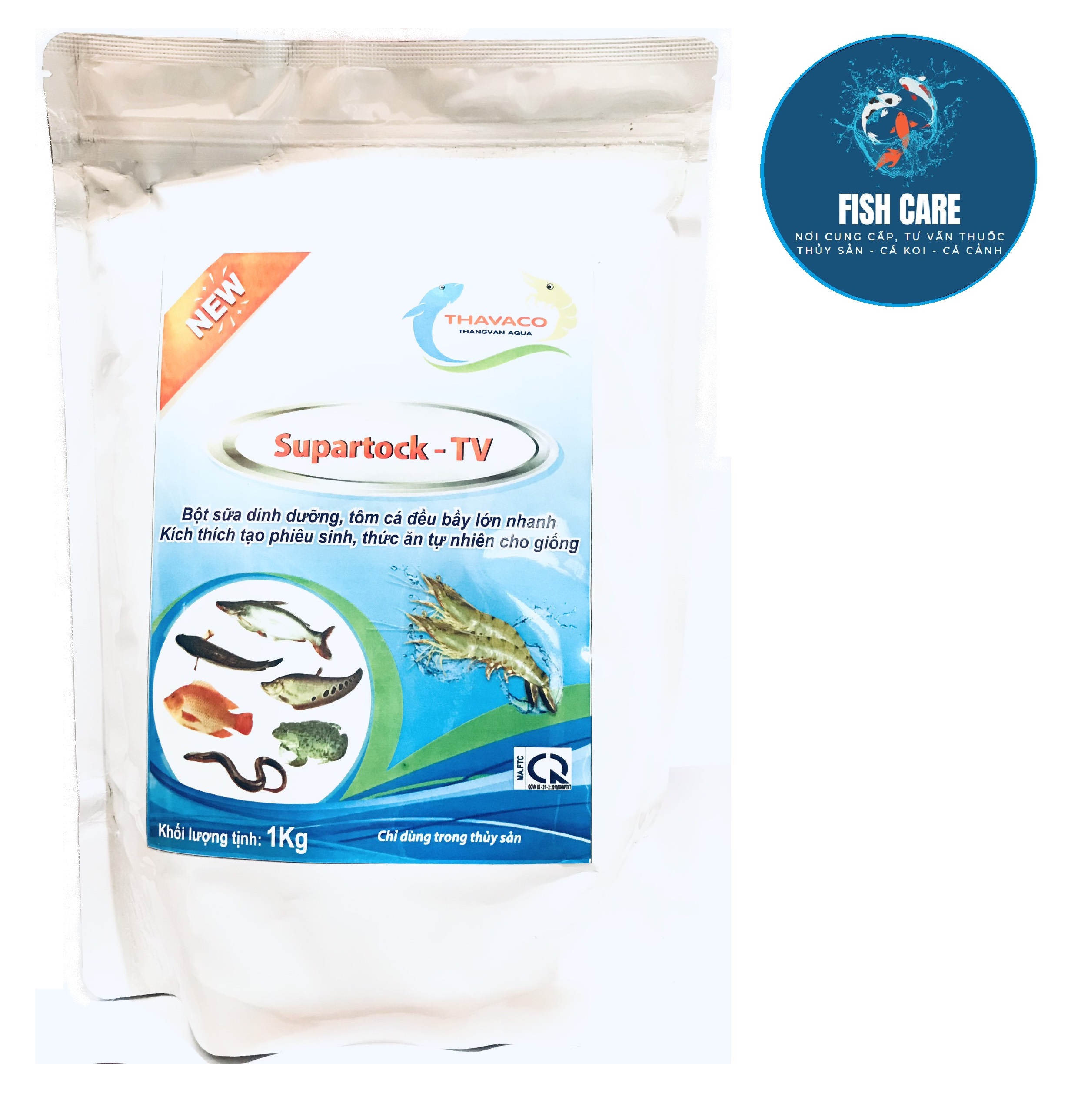 Supartock - tv Bột sữa dinh dưỡng cho tôm cá