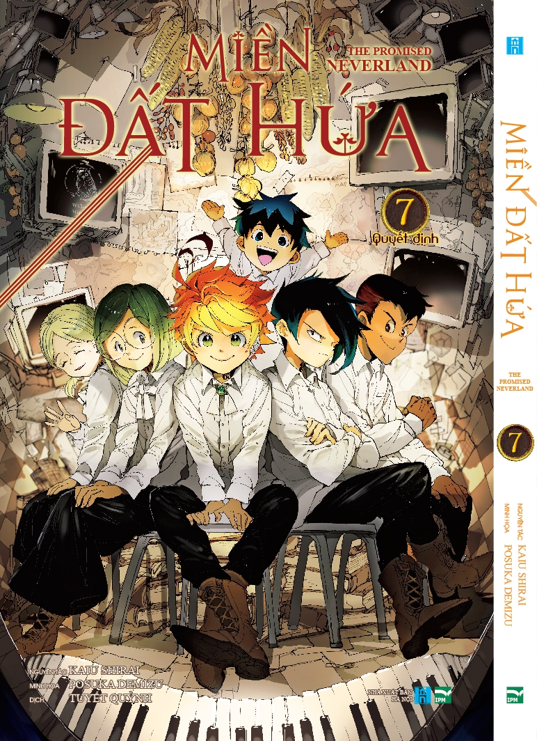 Fahasa - Miền Đất Hứa - The Promised Neverland - Tập 7 - Phiên Bản Bìa Trắng (White Ver)