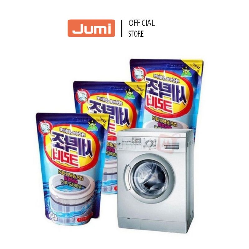 Combo 3 gói bột tẩy lồng máy - vệ sinh lồng máy giặt hàn quốc 450g