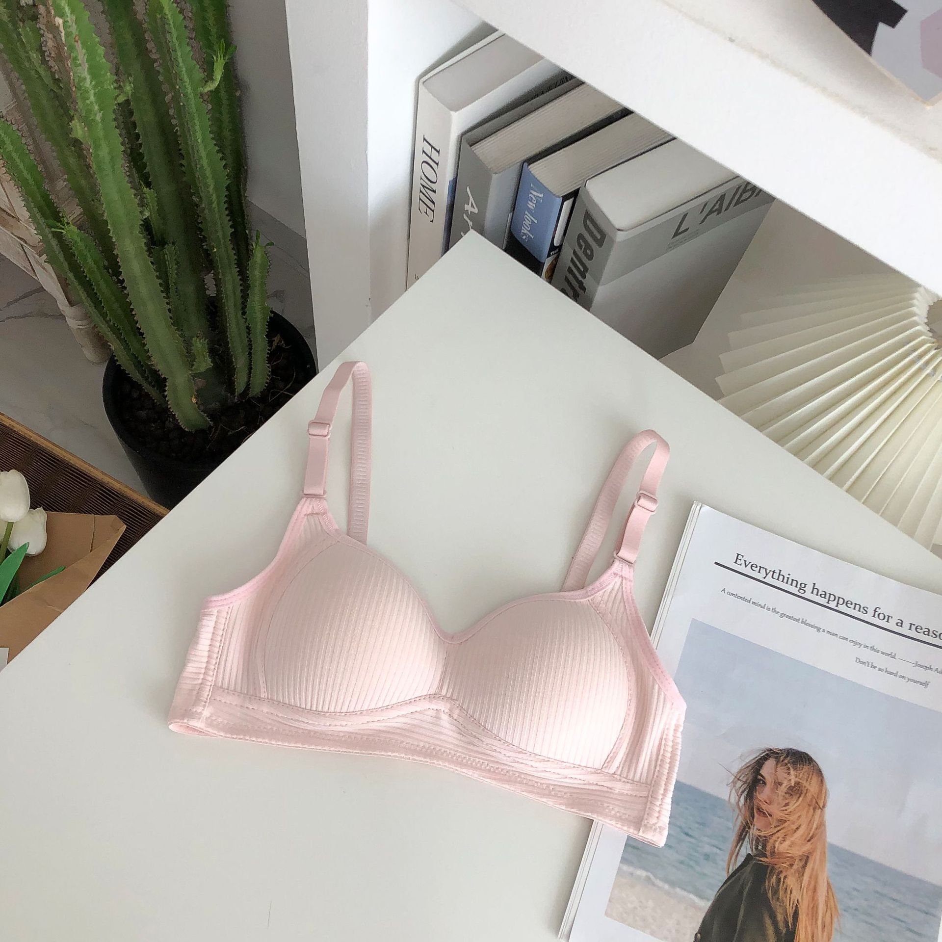 Áo lót nữ cotton không gọng nâng ngực BRA LUNE , áo lót nữ mềm mại thoáng khí mã ANM-21