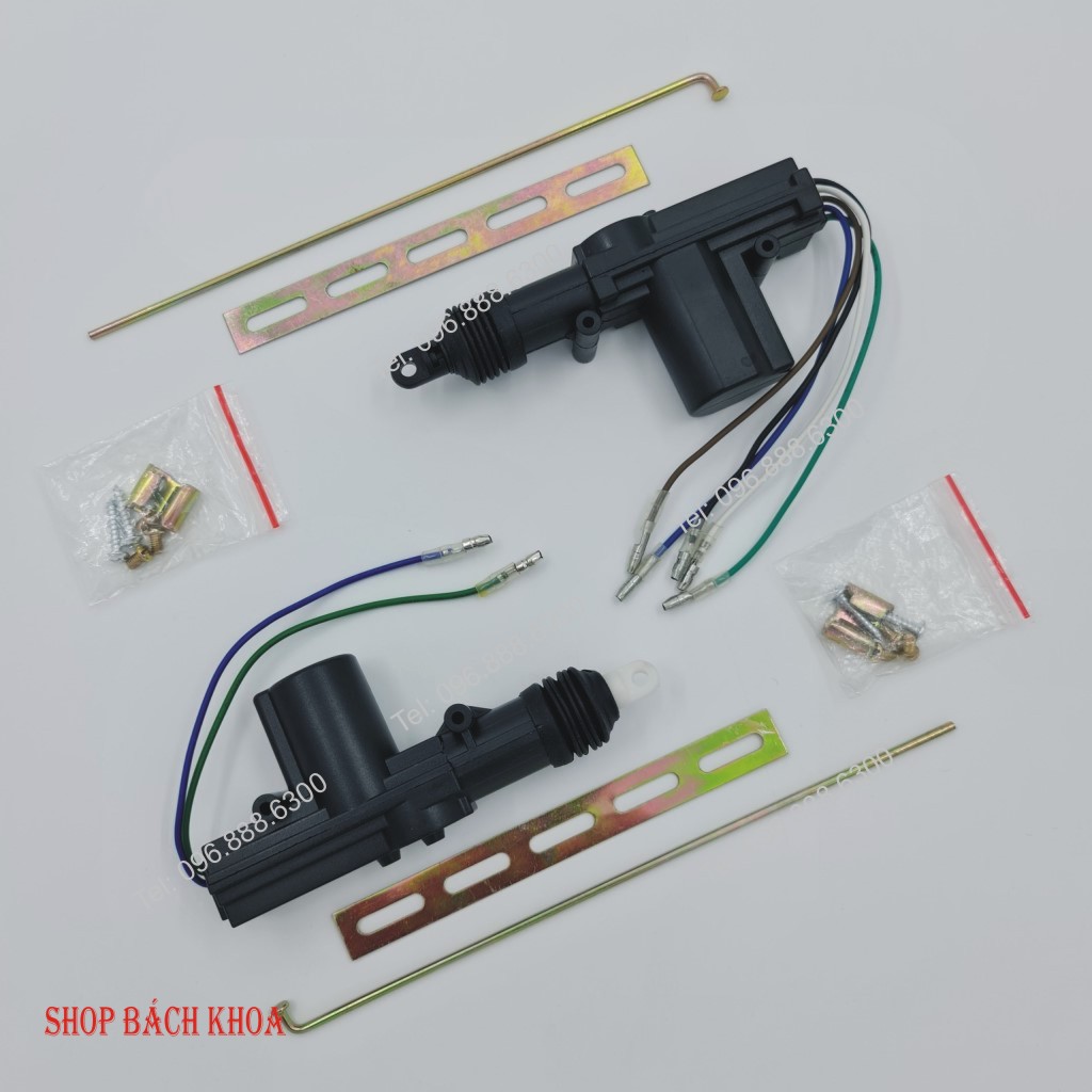 COMBO 2 Bộ Chốt cửa ô tô 24V - 2 bộ Chuột cửa ô tô - Car dook lock