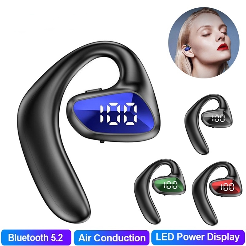 New Ear Hook Bluetooth 5.2 Business Earphone Wireless Headphones with Mic