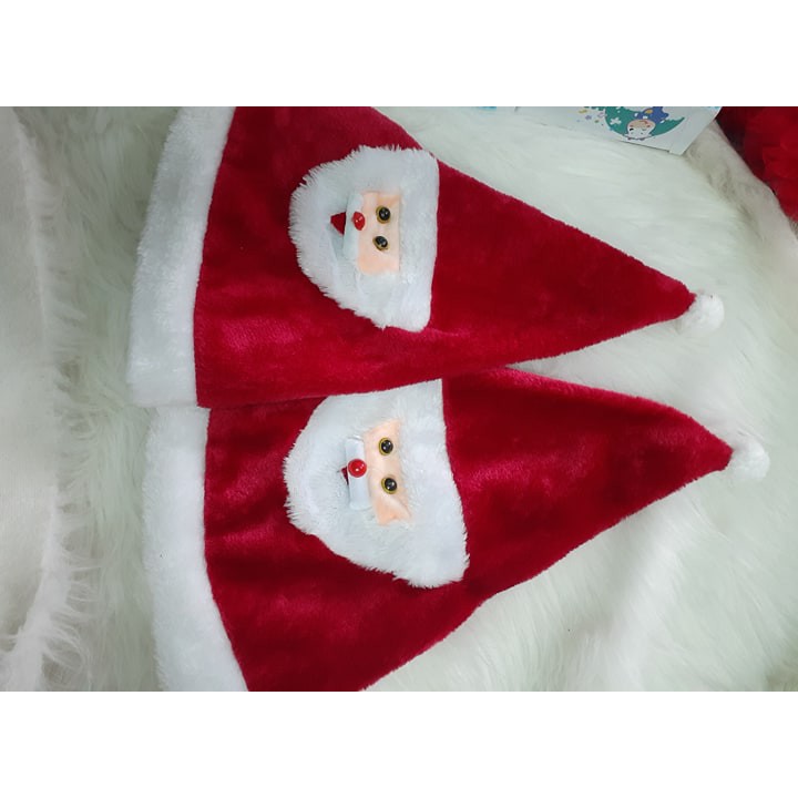 Mũ Noel Nhung gắn hình chất đẹp