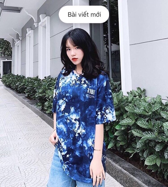 ��áo thun form rộng loan màu tibi