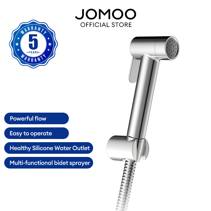 Bộ vòi xịt vệ sinh bằng Đồng, JOMOO S190011-2B02-I012 (Trắng bạc)