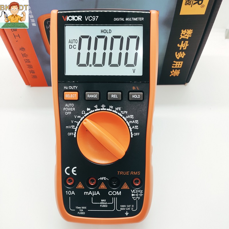 Đồng hồ vạn năng VICTOR VC97 true RMS with auto power off function là một mẫu sản phẩm được các kĩ thuật viên điện tử , những bạn viên sinh ưa dùng