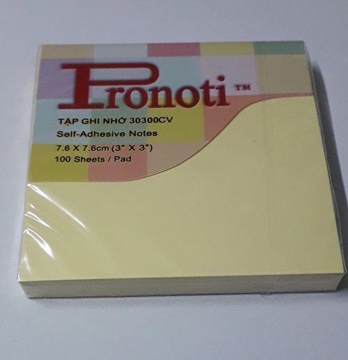 Giấy note 3*3 pronoti - combo 5 xấp