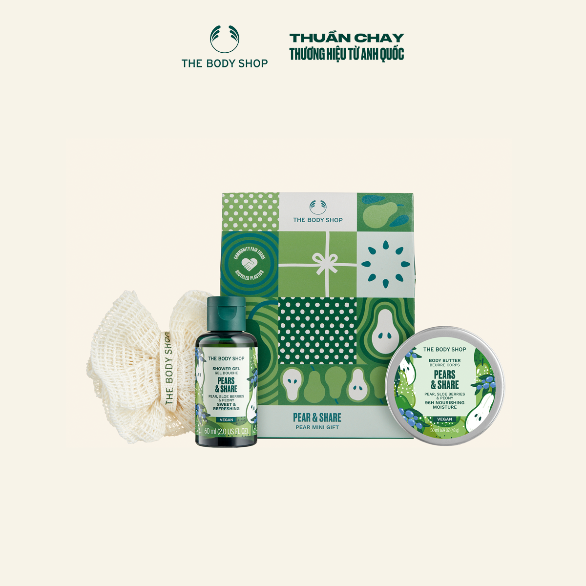 [GIFT SET] Bộ Quà Pears & Share Mini Gift XM23 The Body Shop